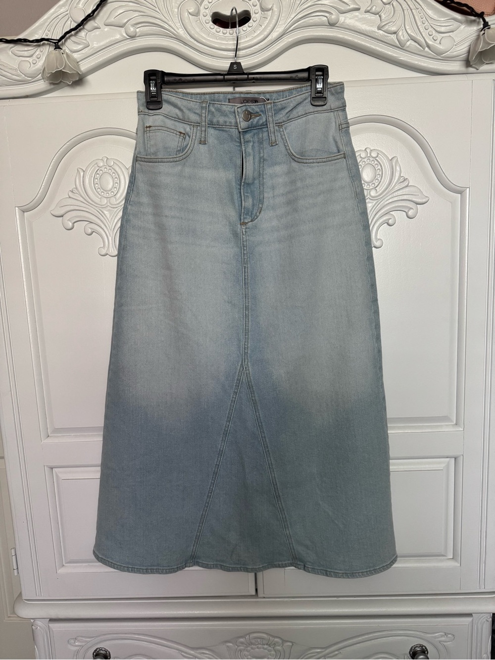 Joe's Jeans Light Blue Denim Maxi Skirt